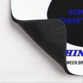 De dunne blauwe lijn muismat (Hoek)