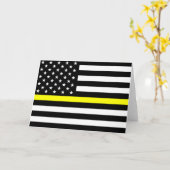 De dunne Gouden Vlag van de Lijn Kaart (Gele Bloem)