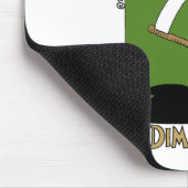 De dunne, grappige halloween Cartoon cadeaus & T-s Muismat (Hoek)