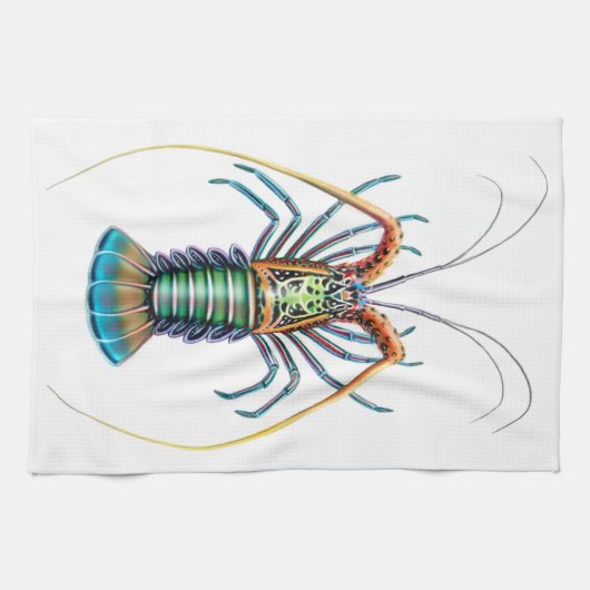 De dunne keukenhanddoek van het gebilasde monster (Horizontaal)