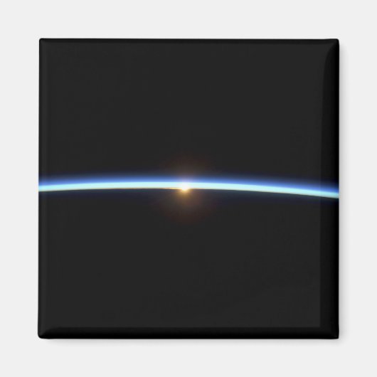 De dunne lijn van de atmosfeer op aarde 2 magneet (Voorkant)