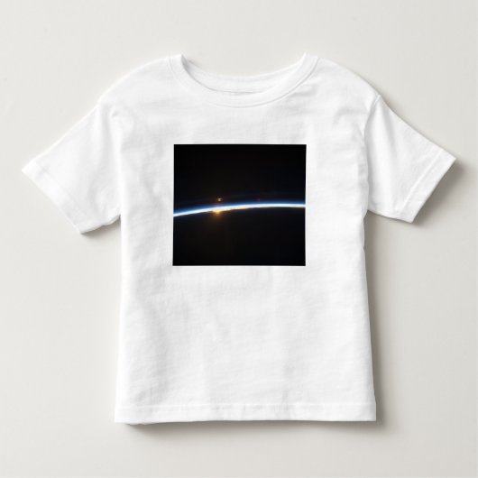 De dunne lijn van de atmosfeer op aarde kinder shirts (Voorkant)