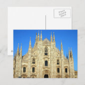 De Duomo, de kathedraal van Milaan Briefkaart (Voorkant / Achterkant)