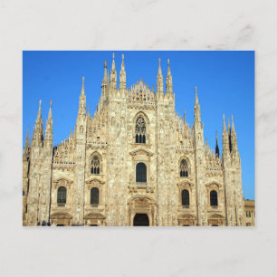 De Duomo, de kathedraal van Milaan Briefkaart