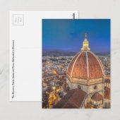 De Duomo in Florence, Italië Briefkaart (Voorkant / Achterkant)