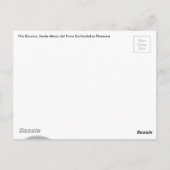 De Duomo in Florence, Italië Briefkaart (Achterkant)