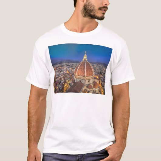 De Duomo in Florence, Italië T-shirt (Voorkant)