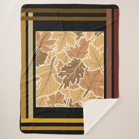 De durf in de Herfst Sherpa Deken (Voorkant)