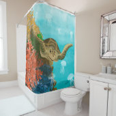 DE Duschvorhang Schildkröte Douchegordijn (In situ)