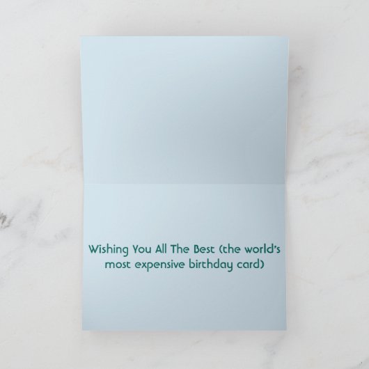 De duurste Kaart ter wereld (Binnen)