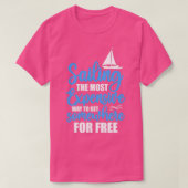 De duurste manier om je ergens heen te brengen t-shirt (Design voorkant)