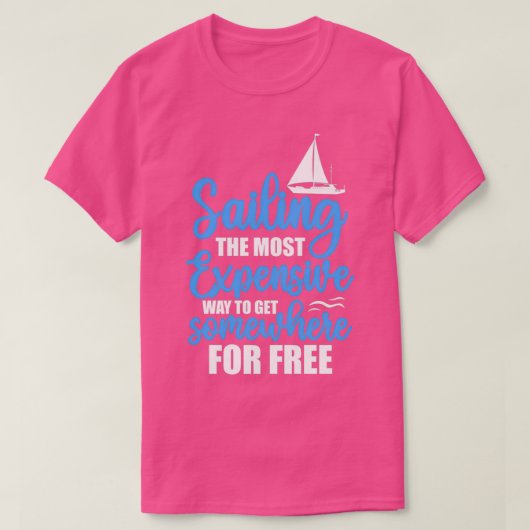 De duurste manier om je ergens heen te brengen t-shirt (Design voorkant)