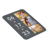 De duurzame KLEUR van de Datum EDITABLE bewaart de Magneet (Rechterzijde)