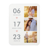 De duurzame KLEUR van de Datum EDITABLE bewaart de Magneet (Verticaal)