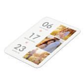 De duurzame KLEUR van de Datum EDITABLE bewaart de Magneet (Linkerzijde)