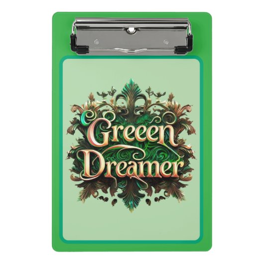 "De duurzame weg" Mini Klembord (Voorkant)