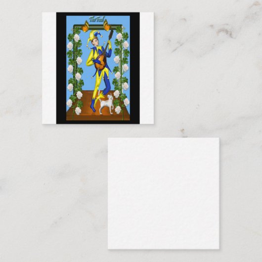 De dwaas - Notecard Notitiekaartje (Voorkant / Achterkant)