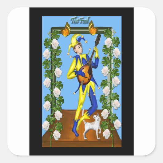 De dwaas - Sticker (Voorkant)