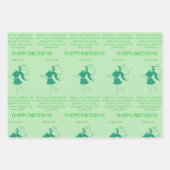 "De dwaas" Tarot me verjaardag Inpakpapier Vel (Voorkant 3)