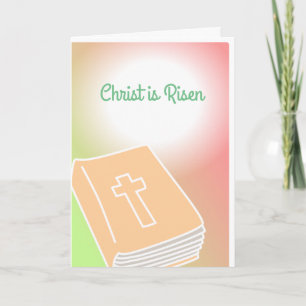 De dwars Bijbel Christus is van het Wenskaart Feestdagen Kaart