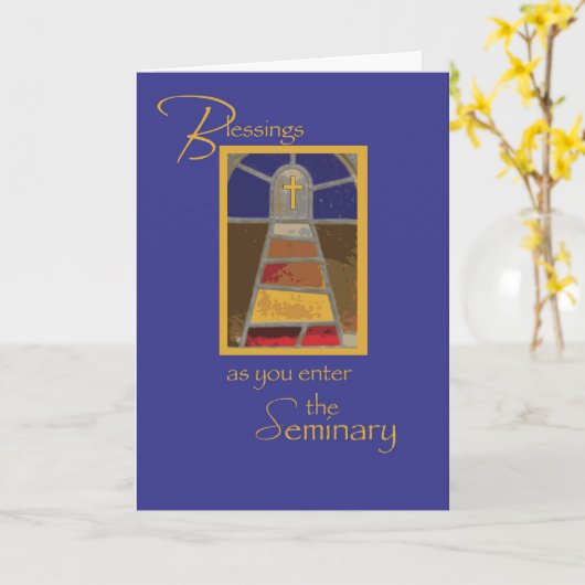 De DwarsReis van Seminarian Kaart (Gele Bloem)