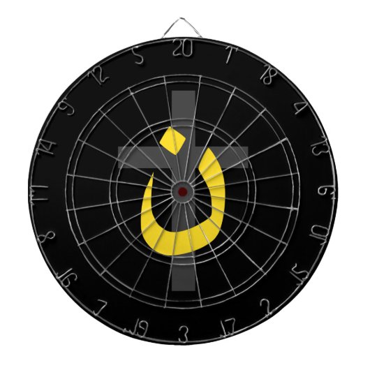 De DwarsZwarte van de Christelijke Solidariteit Dartbord (Voorkant)