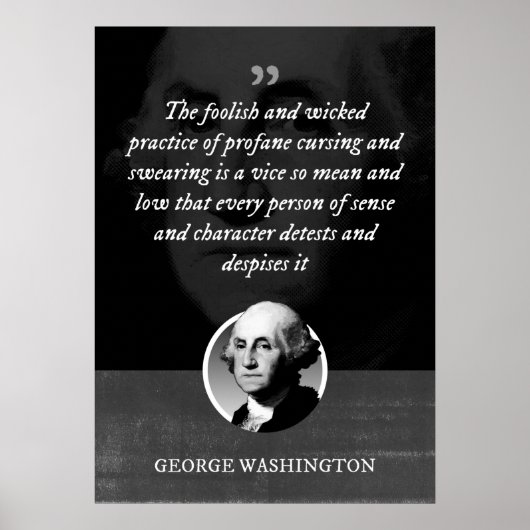 De dwaze en goddeloze praktijk van profane vloeken poster (Voorkant)