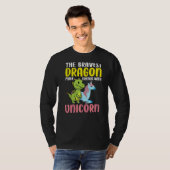 De dwergdragon Unicorn Magische Creater T-shirt (Voorkant volledig)