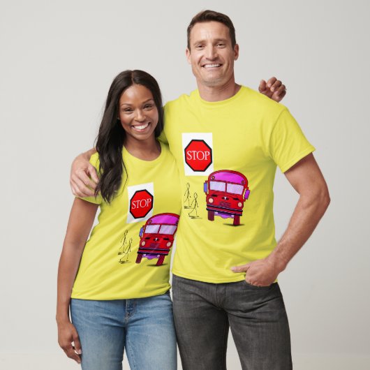 De Dye T-shirt School Bus (Unisex)