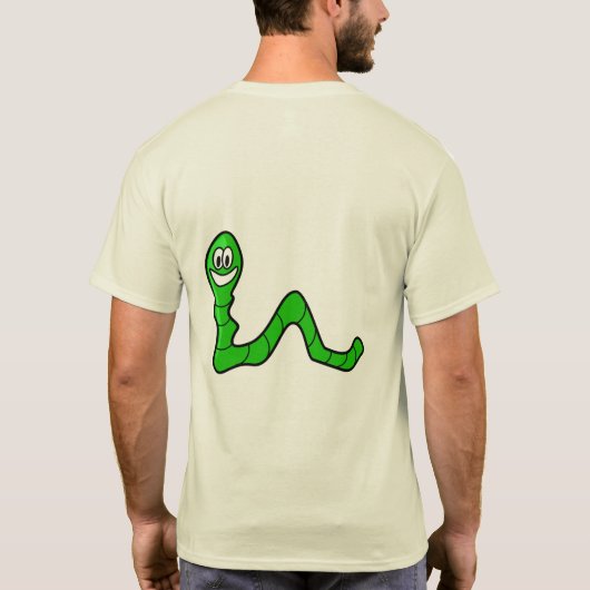 De Dye T-shirt Wormen (Achterkant)