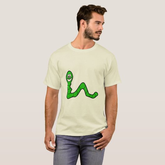 De Dye T-shirt Wormen (Voorkant volledig)