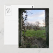 De Dying of the Day Thru an Abandoned Kirk door Briefkaart (Voorkant / Achterkant)