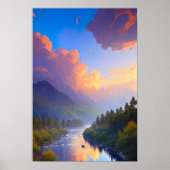 De dynamische schoonheid van de Natuur Poster (Voorkant)