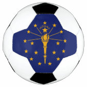 De dynamische Vlag van de Staat van Indiana Voetbal (Voorkant)