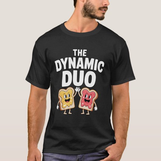 De Dynamische Voedselparen Pindakaas T-shirt (Voorkant)