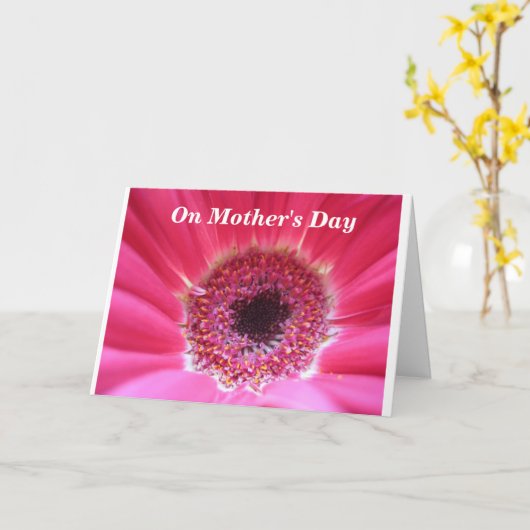 De dysfunctionele Kaart van het Moederdag (Gele Bloem)