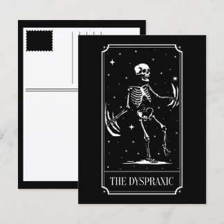 De Dyspraktische Tarotkaart Waarschuwing Feestdagenkaart