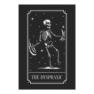 De Dyspraktische Tarotkaartbewustzijn Perfect Poster