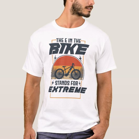 de E in de wiegenstrengen voor extreem T-shirt (Voorkant)