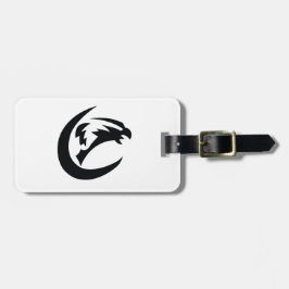 De Eagle Bagagelabel met lederriem