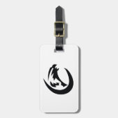 De Eagle Bagagelabel met lederriem (Voorkant verticaal)