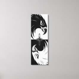 De "Eagle Eye" gestrekte canvas print