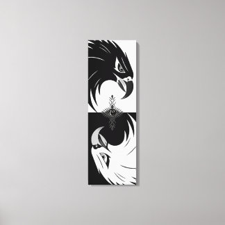 De "Eagle Eye" gestrekte canvas print