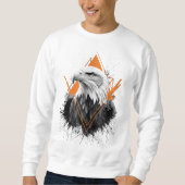 De Eagle geometrische majesteit Trui (Voorkant)