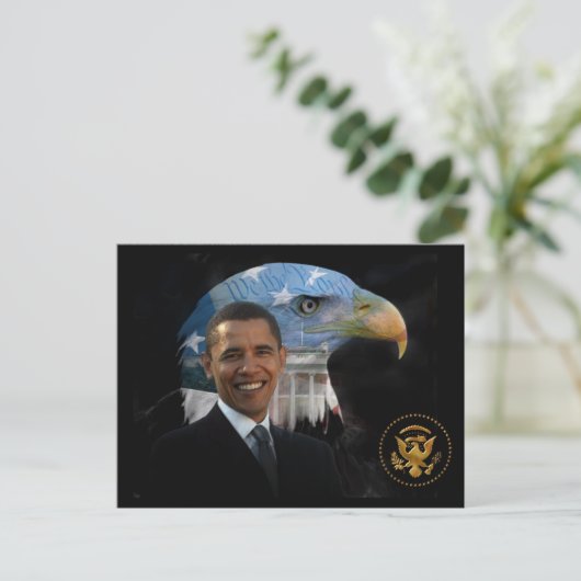 De Eagle is geland... Briefkaart (Staand voorkant)