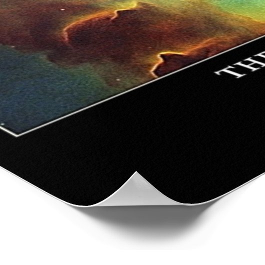 De Eagle kolom IC 4703 NASA Poster (Hoek)