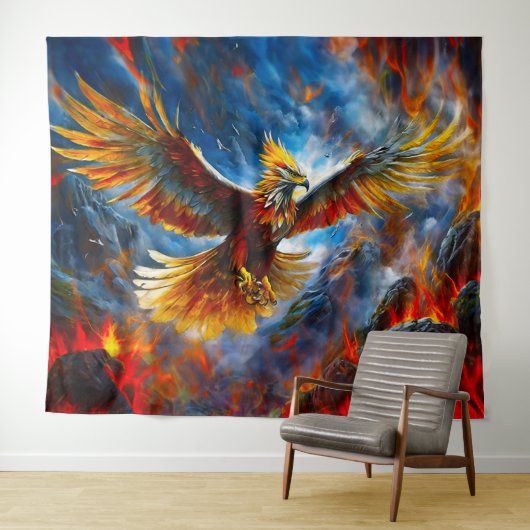 De Eagle Phoenix Wandkleed (In Situ (horizontaal))