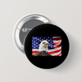 De Eagle van de Onafhankelijkheid van de Berg Ronde Button 5,7 Cm (Voorkant /achterkant)