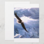 De Eagle weest het Storm Briefpapier (Voorkant / Achterkant)