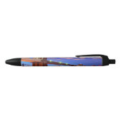 De East River, Brooklyn Bridge, Manhattan Zwarte Inkt Pen (Bovenkant)